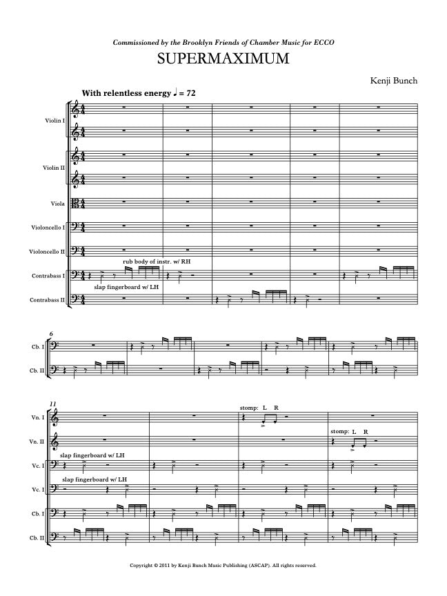 Supermaximum for string orchestra