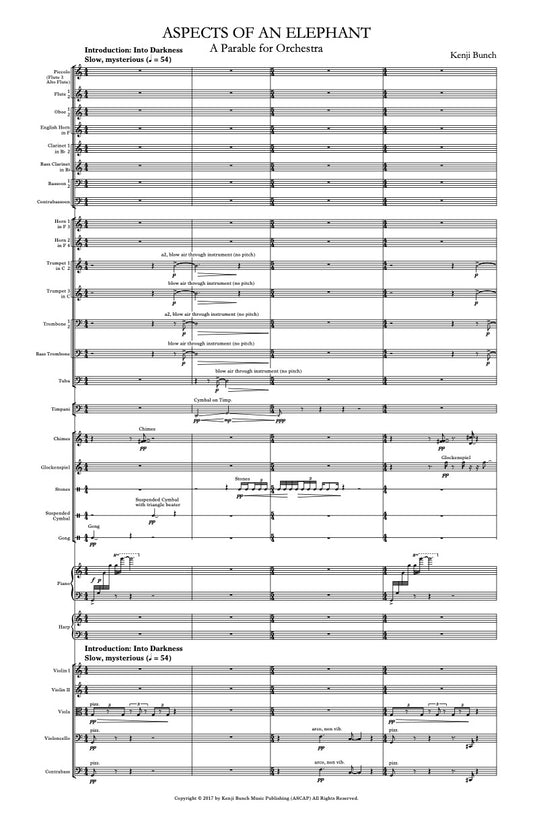 Aspects of an Elephant for orchestra
