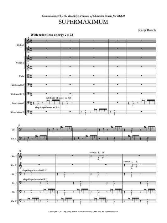 Supermaximum for string orchestra