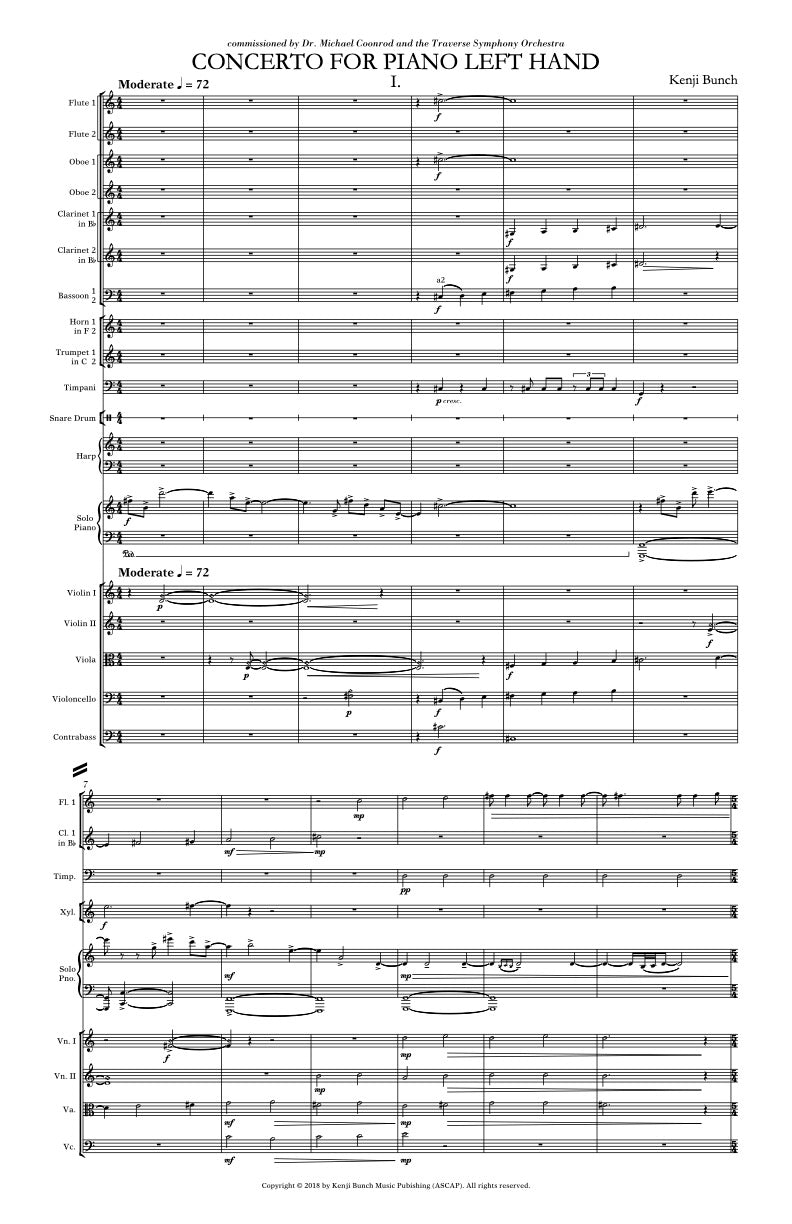 Concerto for Piano, Left Hand and Orchestra